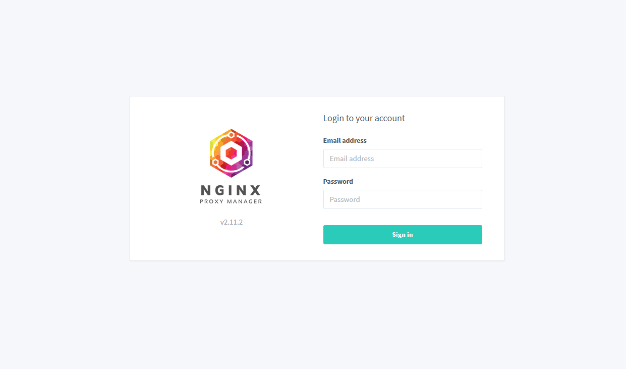 Nginx Proxy Manager UI